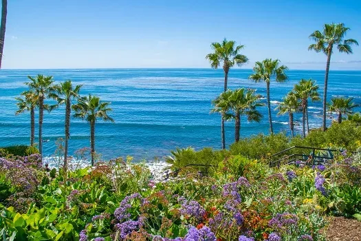 Crescent Bay Beach, a block from the hotel
